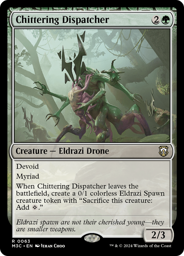 Chittering Dispatcher (Ripple Foil) [Modern Horizons 3 Commander] | Lots Moore NSW