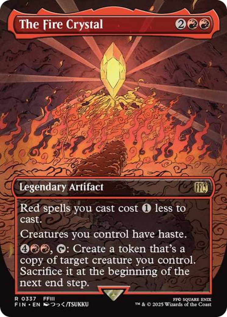 The Fire Crystal (Borderless) [FINAL FANTASY] | Lots Moore NSW