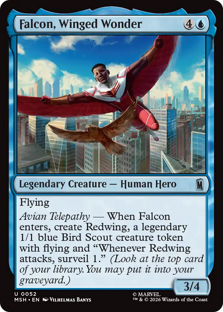 Falcon, Winged Wonder [Marvel Super Heroes] | Lots Moore NSW
