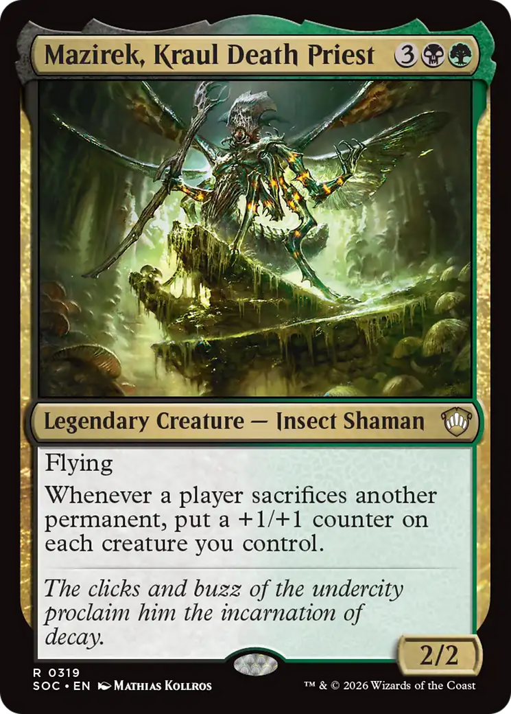 Mazirek, Kraul Death Priest [Secrets of Strixhaven Commander] | Lots Moore NSW