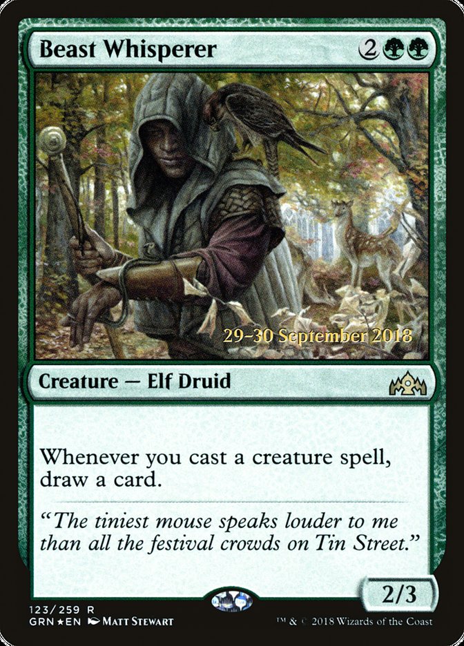 Beast Whisperer [Guilds of Ravnica Prerelease Promos] | Lots Moore NSW