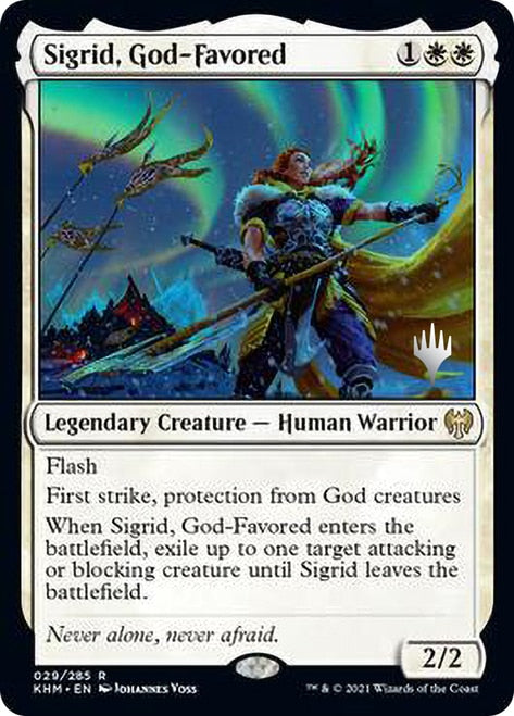 Sigrid, God-Favored (Promo Pack) [Kaldheim Promos] | Lots Moore NSW