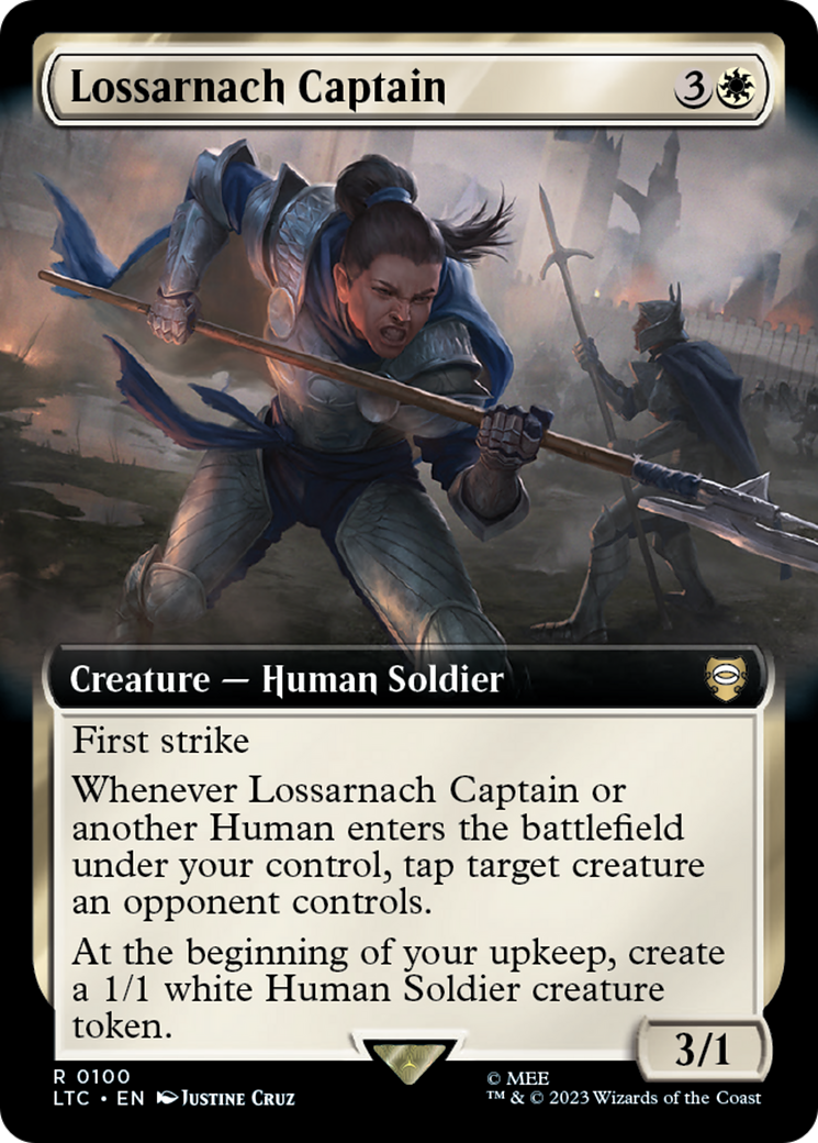 Lossarnach Captain (Extended Art) [The Lord of the Rings: Tales of Middle-Earth Commander] | Lots Moore NSW