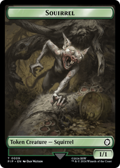 Radiation // Squirrel Double-Sided Token [Fallout Tokens] | Lots Moore NSW