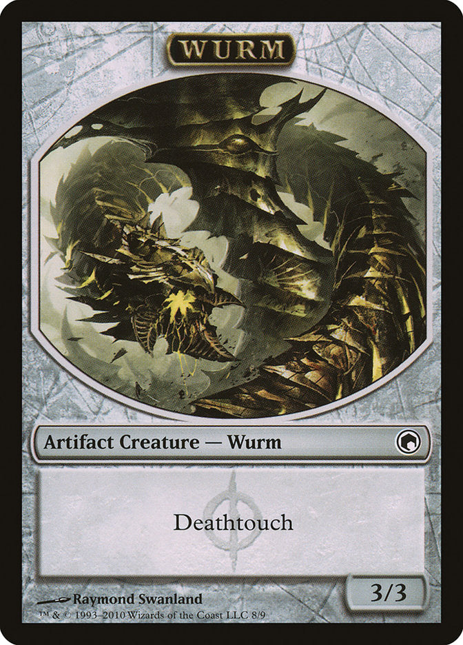 Wurm Token (8/9) [Scars of Mirrodin Tokens] | Lots Moore NSW