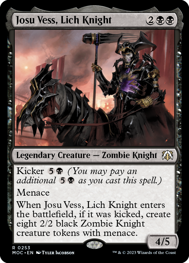 Josu Vess, Lich Knight [March of the Machine Commander] | Lots Moore NSW
