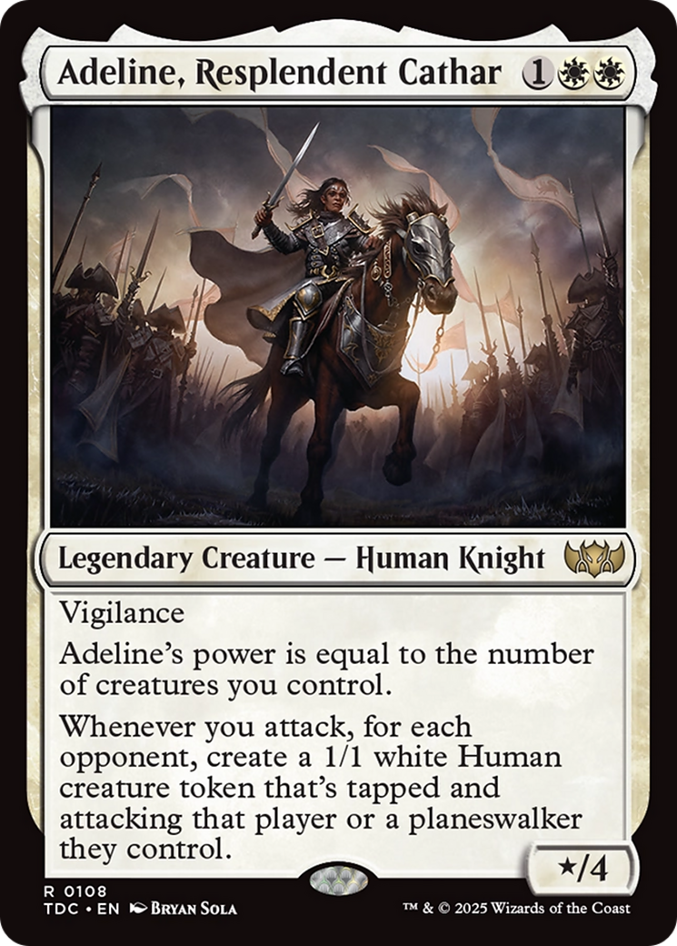 Adeline, Resplendent Cathar [Tarkir: Dragonstorm Commander] | Lots Moore NSW