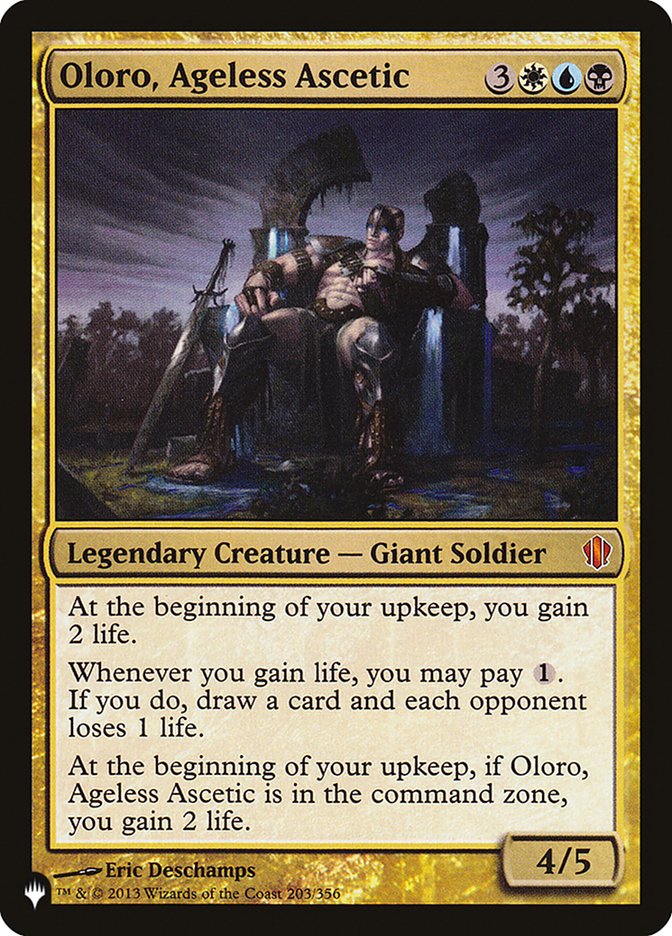 Oloro, Ageless Ascetic [The List] | Lots Moore NSW