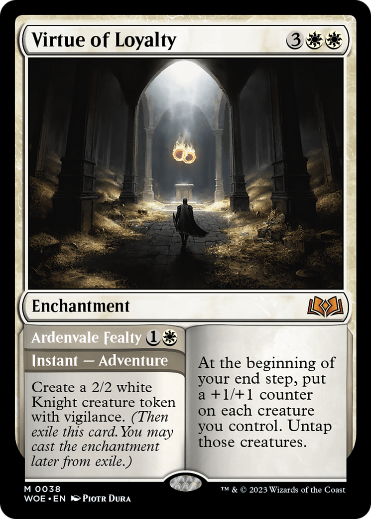 Virtue of Loyalty // Ardvenvale Fealty [Wilds of Eldraine] | Lots Moore NSW