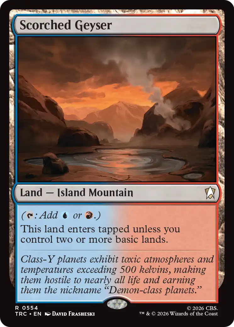 Scorched Geyser [Star Trek Commander] | Lots Moore NSW