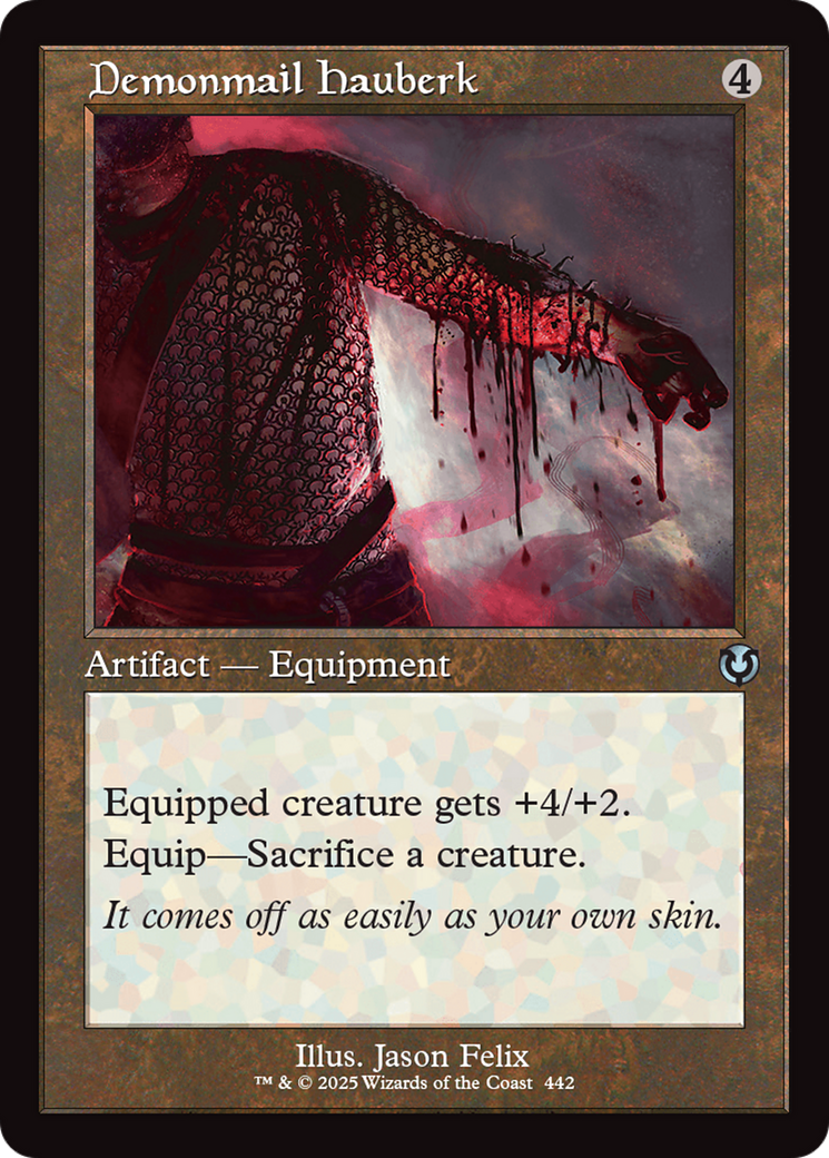 Demonmail Hauberk (Retro Frame) [Innistrad Remastered] | Lots Moore NSW