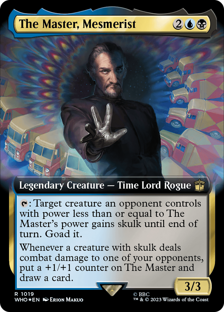 The Master, Mesmerist (Extended Art) (Surge Foil) [Doctor Who] | Lots Moore NSW