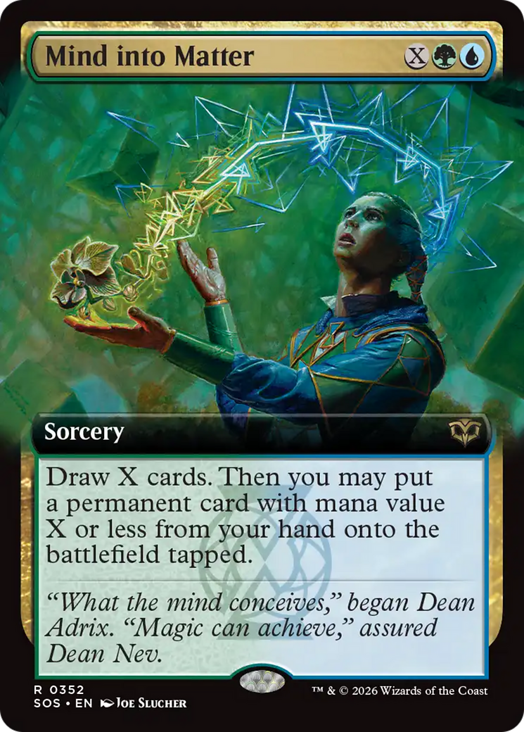 Mind into Matter (Extended Art) [Secrets of Strixhaven] Magic: The Gathering | Lots Moore NSW