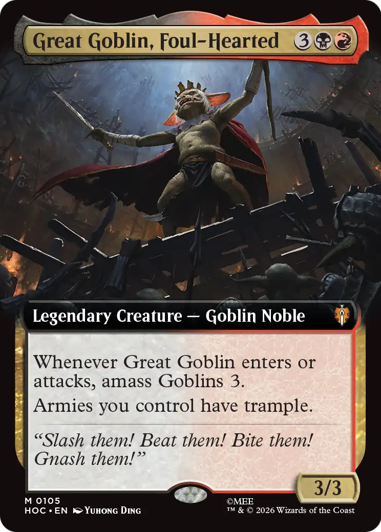 Great Goblin, Foul-Hearted (Extended Art) [The Hobbit: Eternal-Legal] | Lots Moore NSW