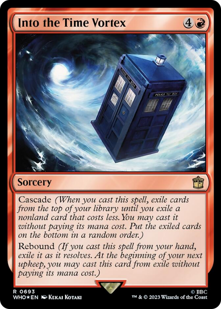 Into the Time Vortex (Surge Foil) [Doctor Who] | Lots Moore NSW