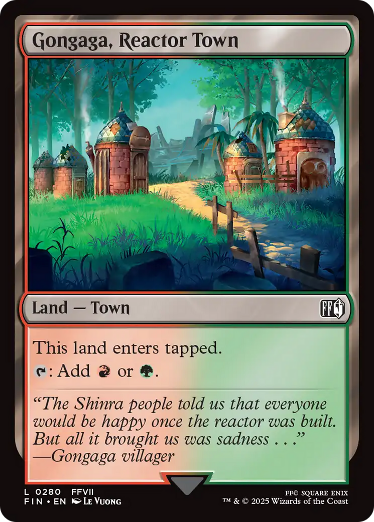 Gongaga, Reactor Town [FINAL FANTASY] | Lots Moore NSW