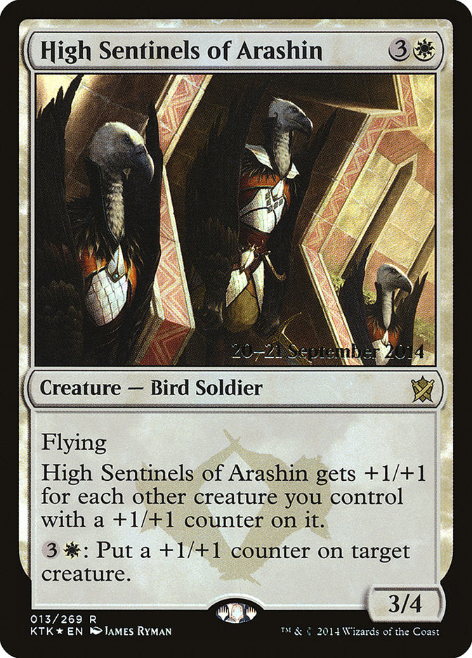 High Sentinels of Arashin [Khans of Tarkir Prerelease Promos] | Lots Moore NSW
