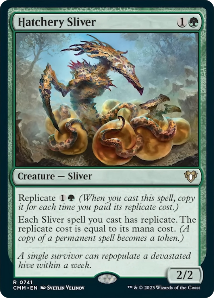 Hatchery Sliver [Commander Masters] | Lots Moore NSW