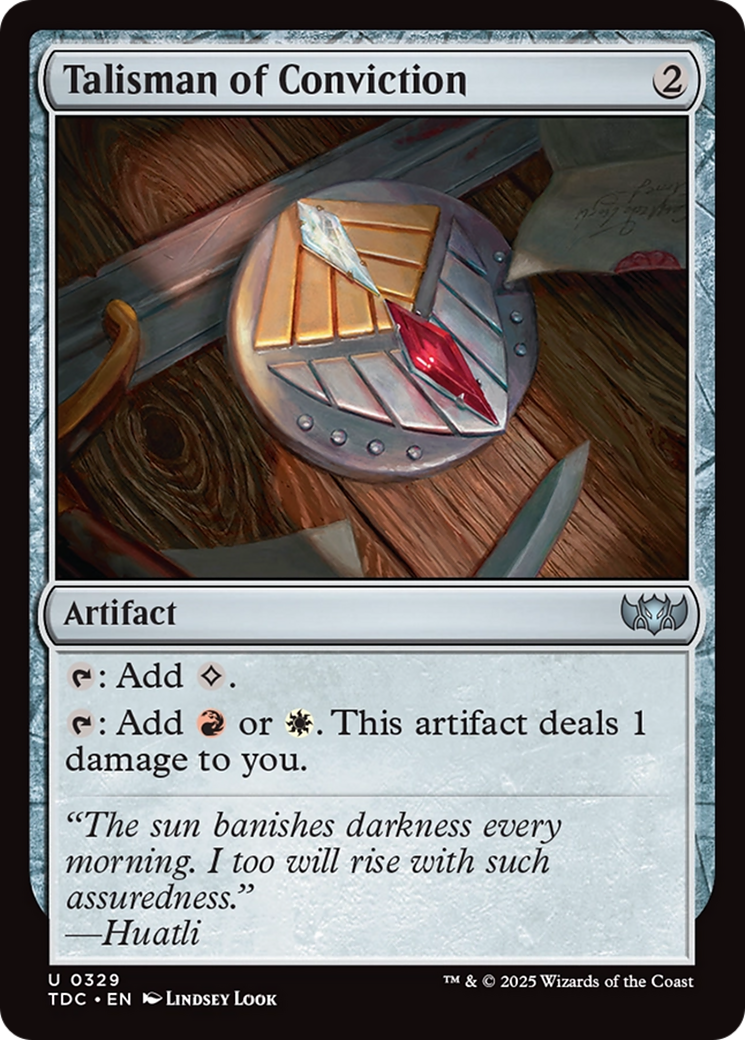 Talisman of Conviction [Tarkir: Dragonstorm Commander] | Lots Moore NSW