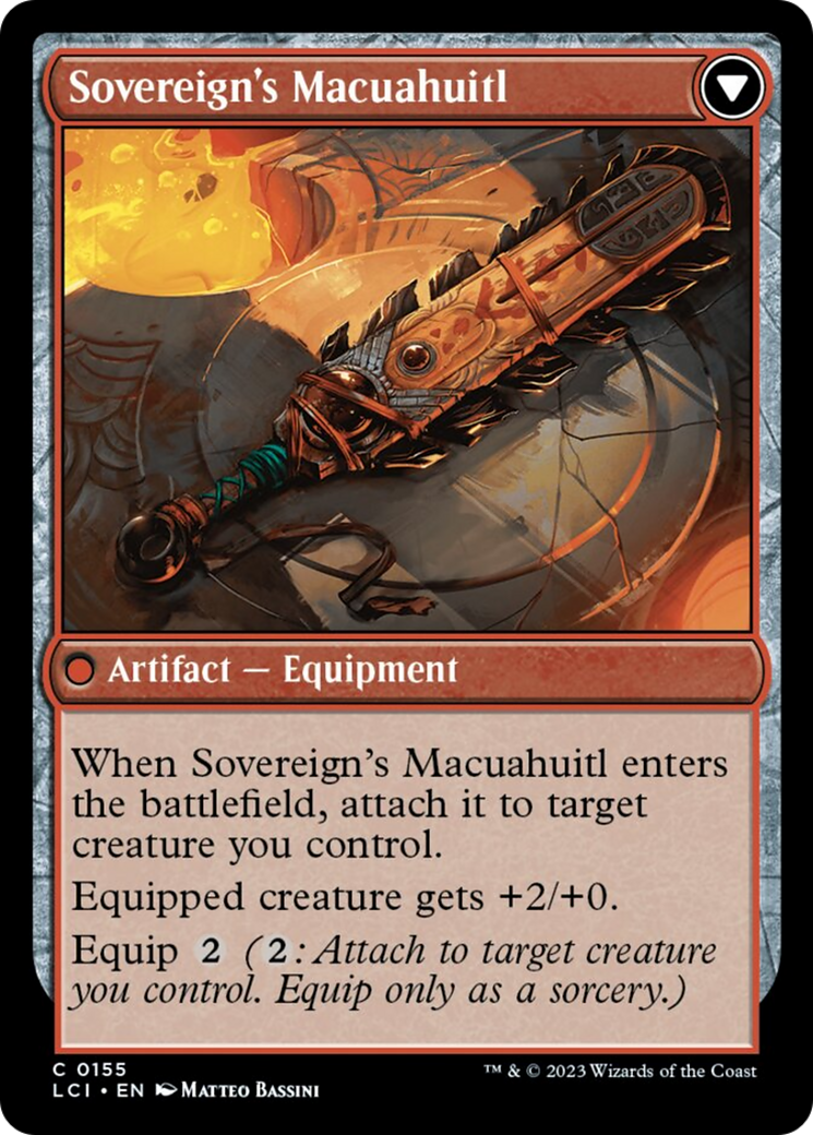 Idol of the Deep King // Sovereign's Macuahuitl [The Lost Caverns of Ixalan] | Lots Moore NSW