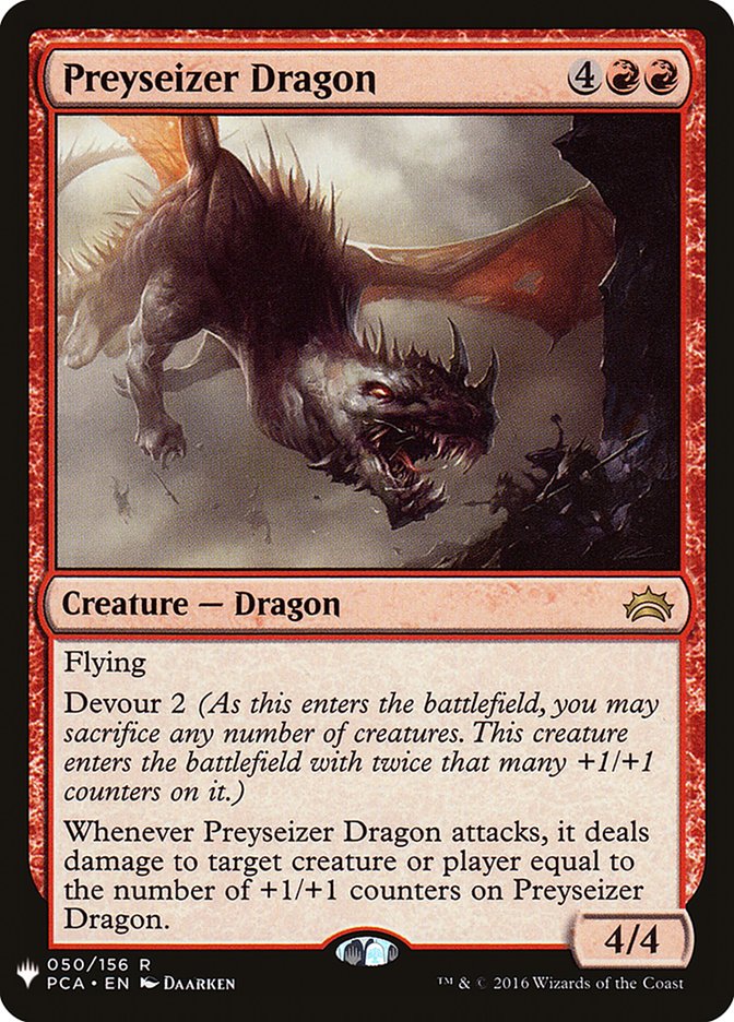 Preyseizer Dragon [The List] | Lots Moore NSW