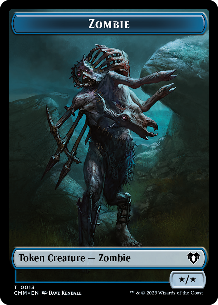 Zombie Token (13) [Commander Masters Tokens] | Lots Moore NSW