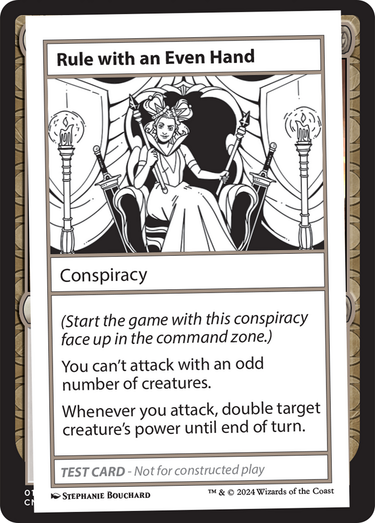 Rule with an Even Hand [Mystery Booster 2 Playtest Cards] | Lots Moore NSW