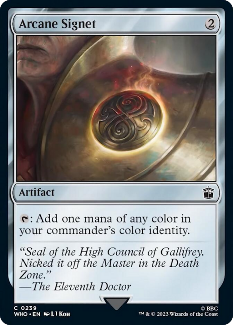 Arcane Signet [Doctor Who] | Lots Moore NSW
