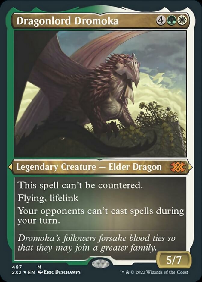 Dragonlord Dromoka (Foil Etched) [Double Masters 2022] | Lots Moore NSW