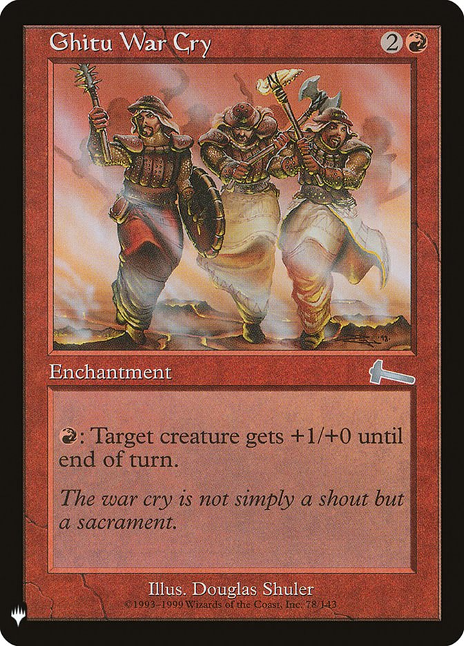 Ghitu War Cry [Mystery Booster] | Lots Moore NSW