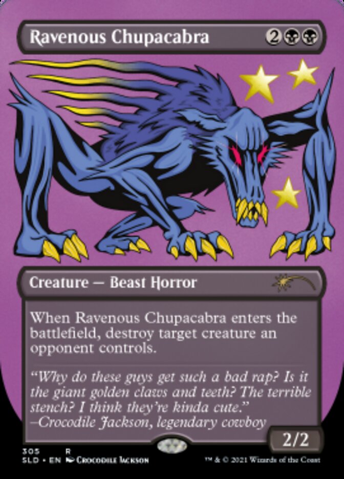 Ravenous Chupacabra (Borderless) (Foil Etched) [Secret Lair Drop Series] | Lots Moore NSW