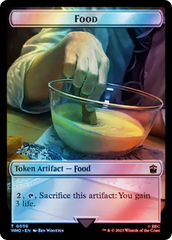 Alien Rhino // Food (0058) Double-Sided Token (Surge Foil) [Doctor Who Tokens] | Lots Moore NSW