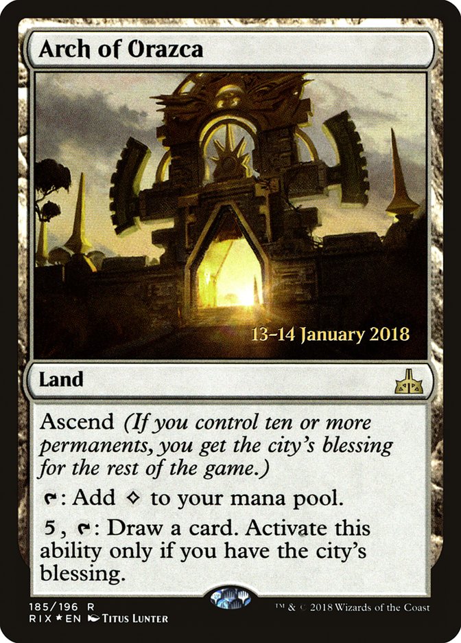 Arch of Orazca [Rivals of Ixalan Prerelease Promos] | Lots Moore NSW
