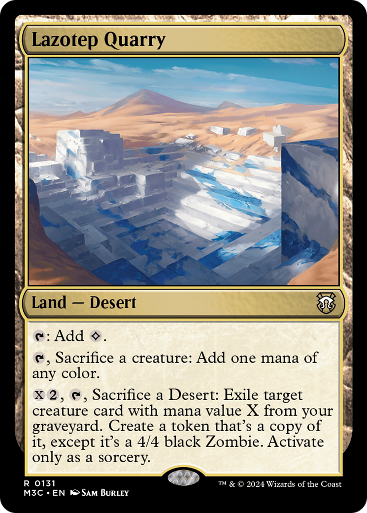 Lazotep Quarry (Extended Art) [Modern Horizons 3 Commander] | Lots Moore NSW