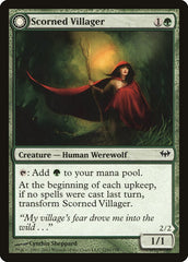 Scorned Villager // Moonscarred Werewolf [Dark Ascension] | Lots Moore NSW