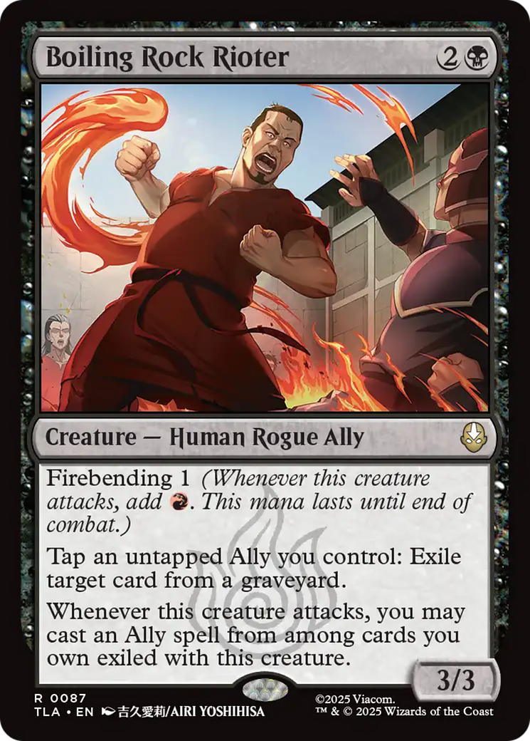 Boiling Rock Rioter [Avatar: The Last Airbender] | Lots Moore NSW