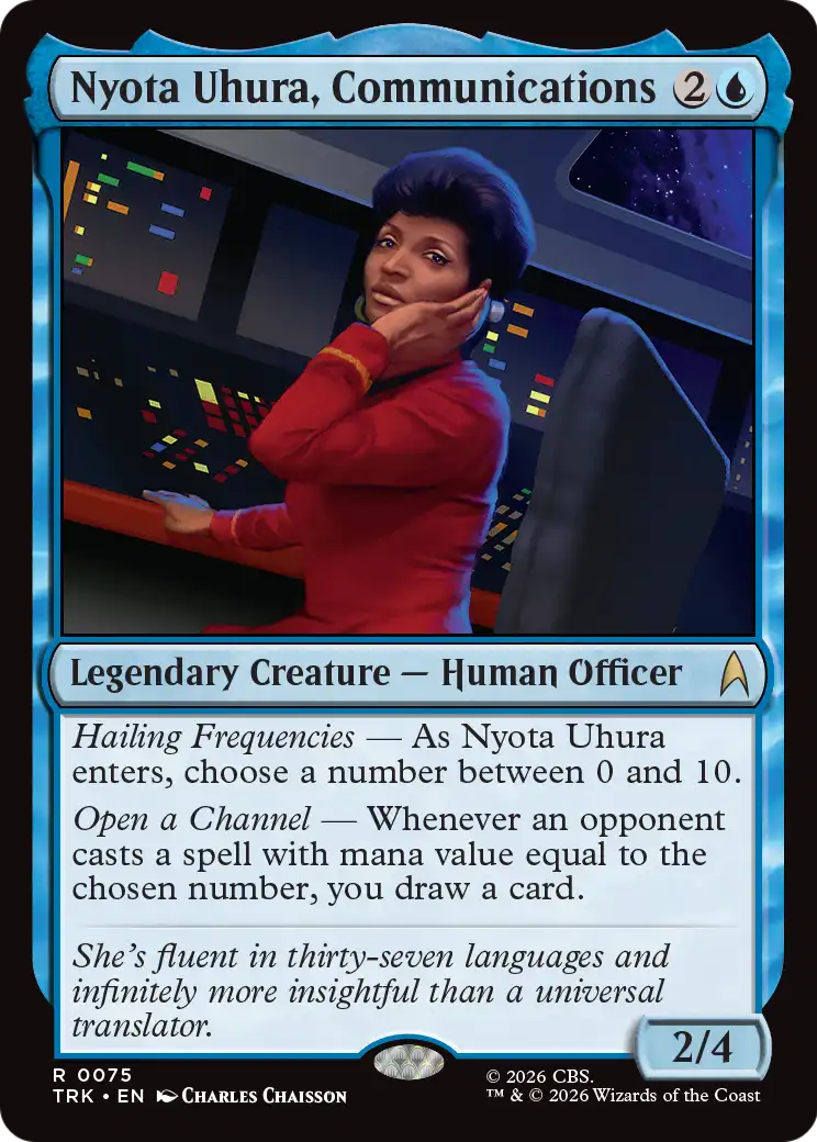 Nyota Uhura, Communications [Star Trek] | Lots Moore NSW