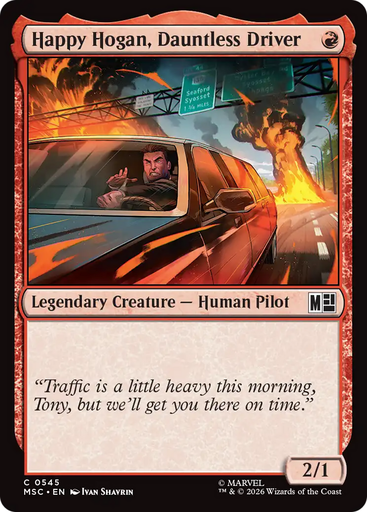 Happy Hogan, Dauntless Driver (0545) [Marvel Super Heroes Commander] | Lots Moore NSW