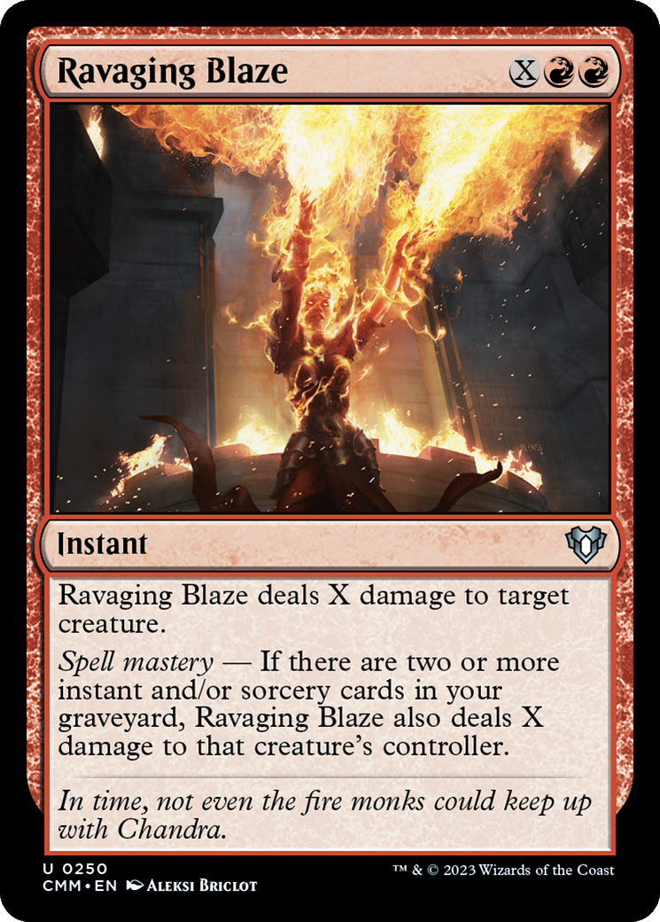 Ravaging Blaze [Commander Masters] | Lots Moore NSW