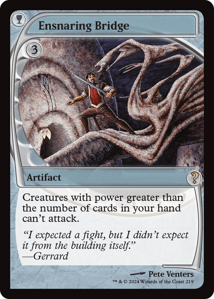 Ensnaring Bridge (Future Sight) [Mystery Booster 2] | Lots Moore NSW