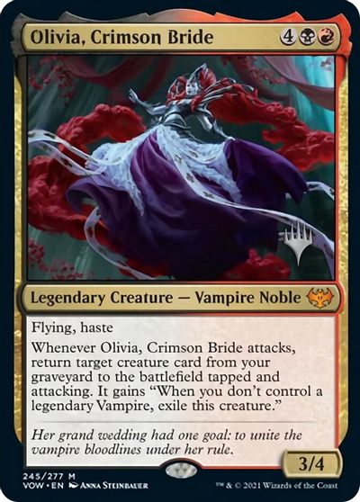Olivia, Crimson Bride (Promo Pack) [Innistrad: Crimson Vow Promos] | Lots Moore NSW