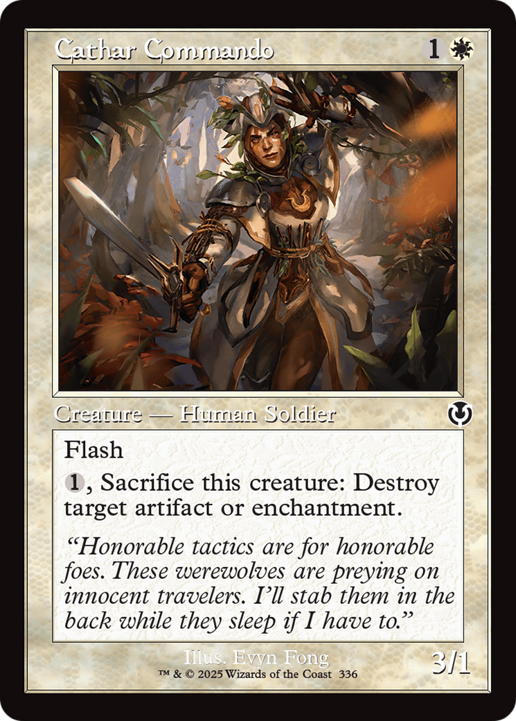 Cathar Commando (Retro Frame) [Innistrad Remastered] | Lots Moore NSW