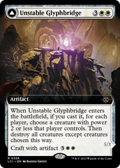 Unstable Glyphbridge // Sandswirl Wanderglyph (Extended Art) [The Lost Caverns of Ixalan] | Lots Moore NSW