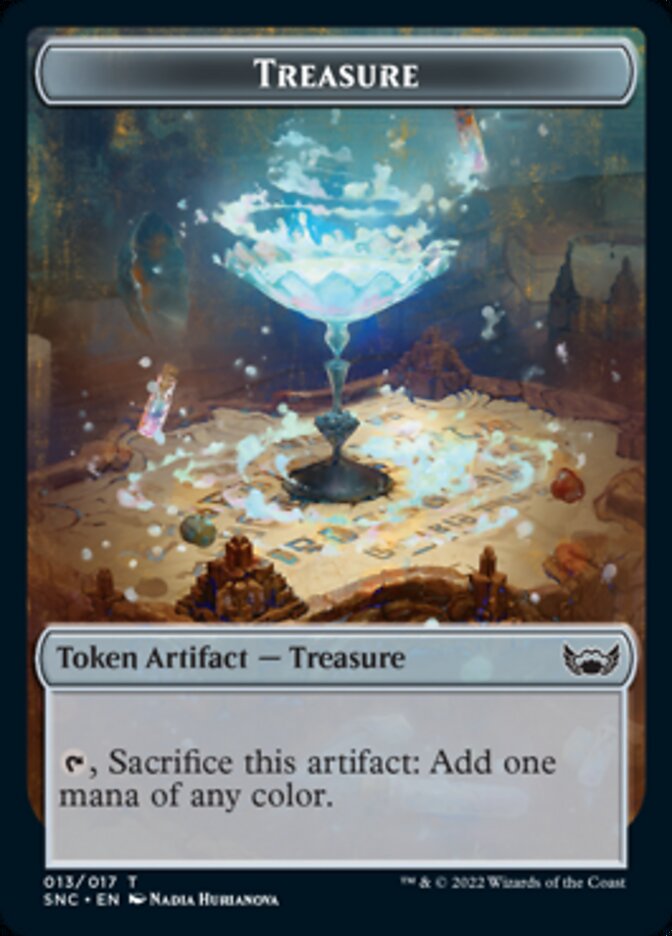 Treasure (013) // Angel Double-Sided Token [Streets of New Capenna Tokens] | Lots Moore NSW