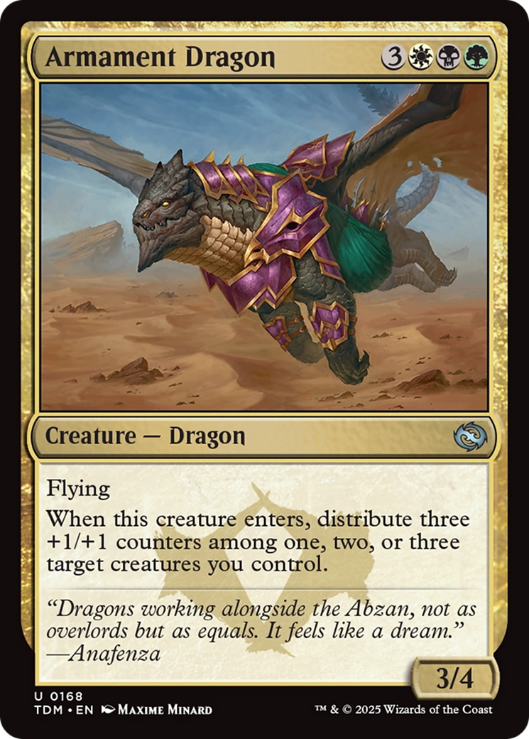 Armament Dragon [Tarkir: Dragonstorm] | Lots Moore NSW