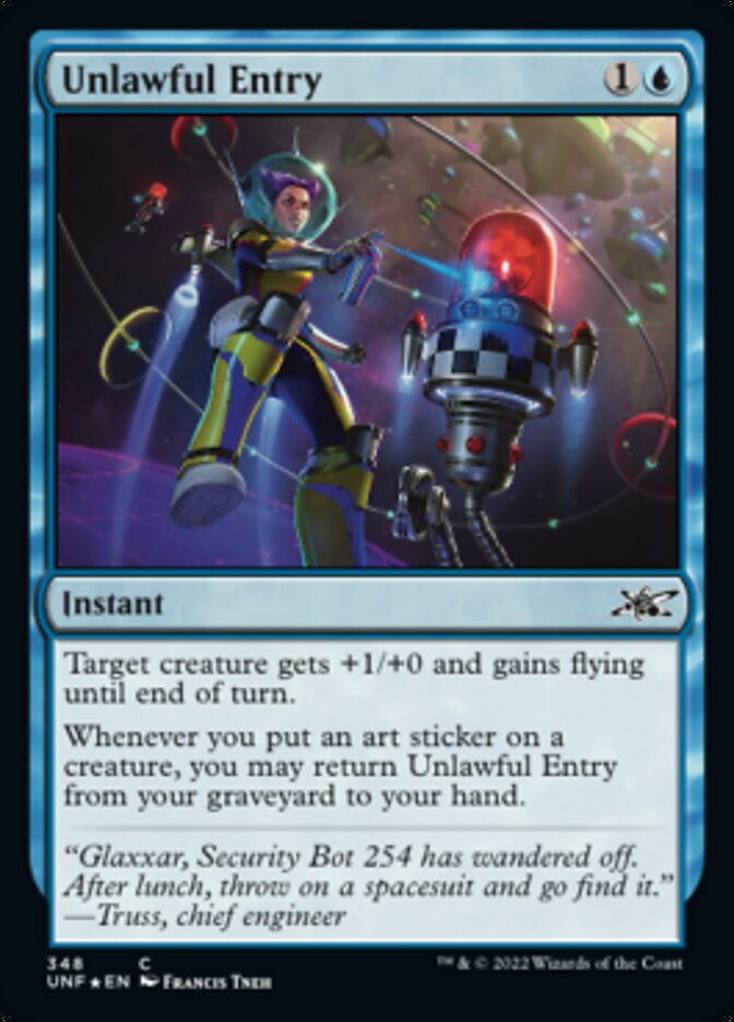 Unlawful Entry (Galaxy Foil) [Unfinity] | Lots Moore NSW