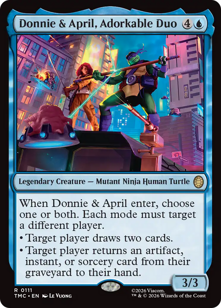 Donnie & April, Adorkable Duo [Teenage Mutant Ninja Turtles Commander] | Lots Moore NSW