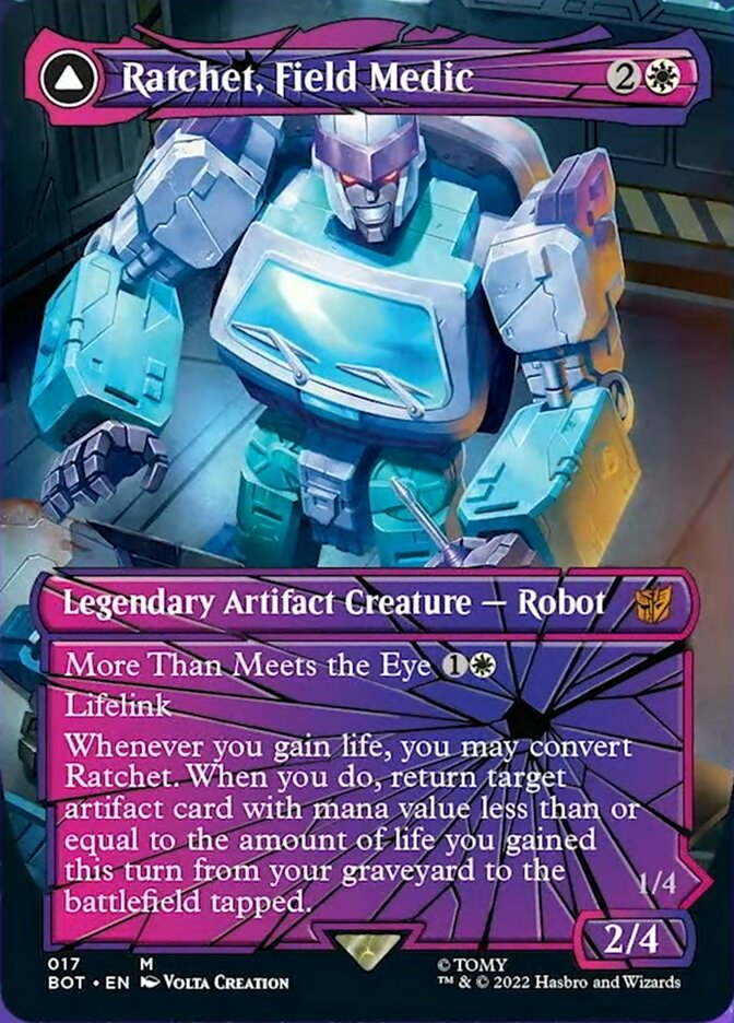Ratchet, Field Medic // Ratchet, Rescue Racer (Shattered Glass) [Transformers] | Lots Moore NSW