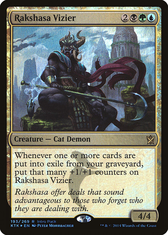 Rakshasa Vizier (Intro Pack) [Khans of Tarkir Promos] | Lots Moore NSW