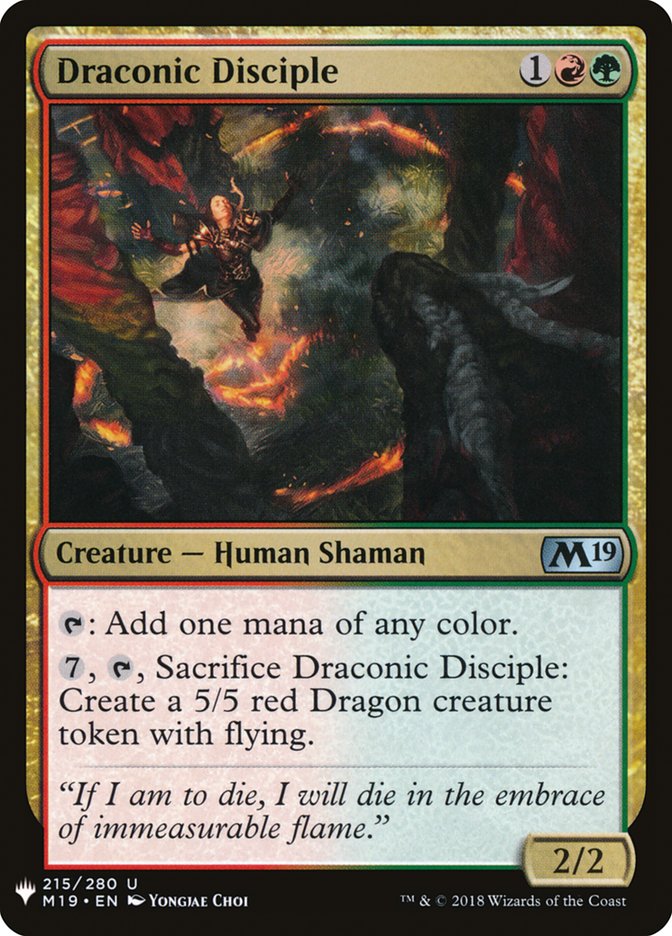 Draconic Disciple [Mystery Booster] | Lots Moore NSW